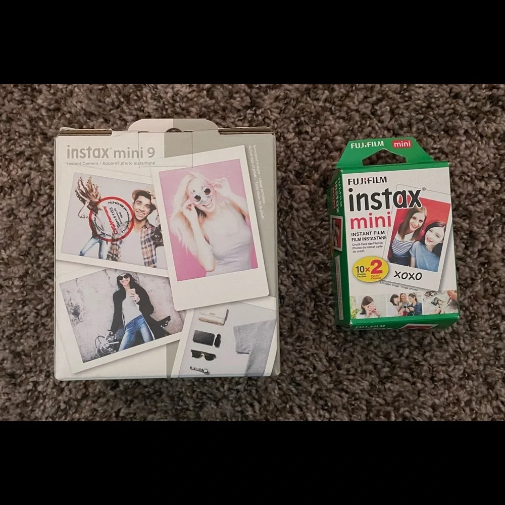 Fuji instagram mini 9 camera and film